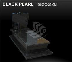 NAGROBEK POJEDYNCZY BLACK PEARL 190 X 90 X 25 + H01